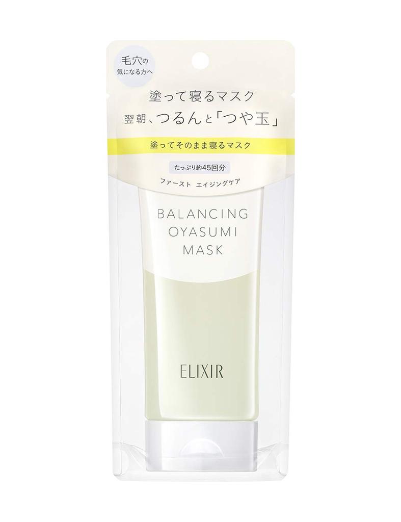 Elixir Balancing Gel Mask Overnight Mask 90g Gel Type Face Mask Night Pack Pore Care Moisturizing Glowing Skin Reflet ELIXIR