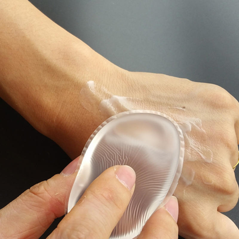 Silicone Sponge Cosmetic Puff Foundation Facial Makeup Puff Makeup Sponge Powder Blender Clear