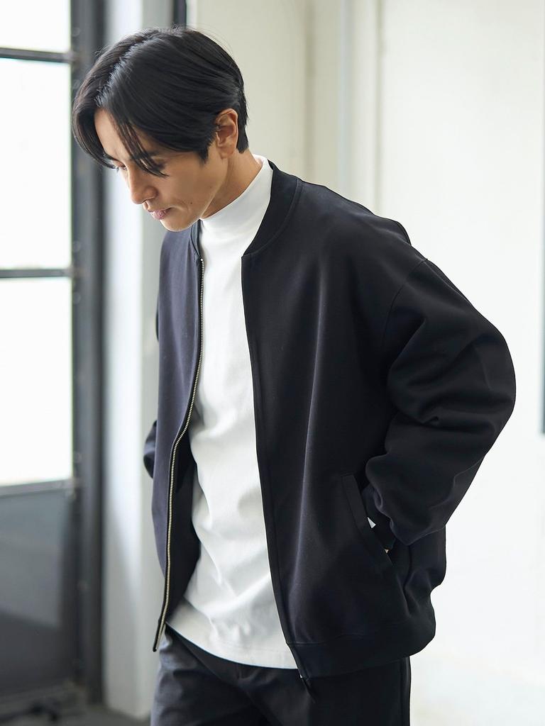 Cohen Clean Plus Sweat Zip Blouson (Stain Resistant (Food Stains) & UV Protection), 75601000001 1150 LT.GRAY(11), M