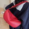 2025 summer new women's bags large-capacity casual tote bags messenger casual fashion solid color dumpling bags
