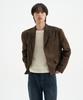 Trip Le Sens Custom 3B Crop Blazer_Suede Brown