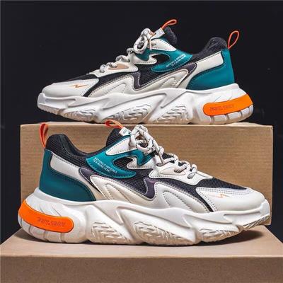 Trendige neue Dad-Schuhe mit dicker Sohle für Herren, atmungsaktive Jugend, modische höhenerhöhende Herren-Sportschuhe