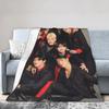 Kpop A-AteezS Blanket  Soft Comfortable Plush Bedding Throws For Girls Boys Outdoor Flannel Bedspread Bed Cover