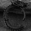 Dragon Hoop Earrings Punk Hip Hop Stainless Steel Ear Rings Unisex Daily Wear Ear Jewelry Handmade Edgy Accessory
