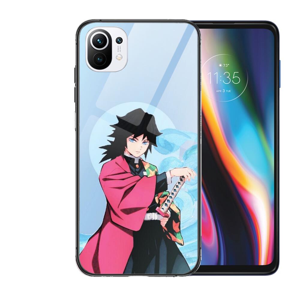 Kamado Nezuko Kimetsu No Yaiba Demon Slayer TPU Soft Tempered Glass Phone Shell Case For Xiaomi Redmi 11 Lite Pro Ultra 10T 10 9