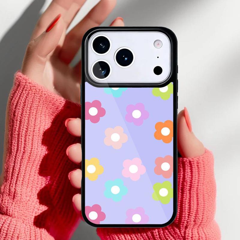 

Чехол для телефона с цветком ромашки для iPhone 17 16 15 14 13 Pro Max Задняя крышка для 12 11 Pro Coque iPhone 16