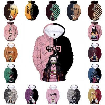 Demon Slayer Tanjirou Nezuko Kochou Shinobu Agatsuma Zenitsu Svetr Cos Mikina