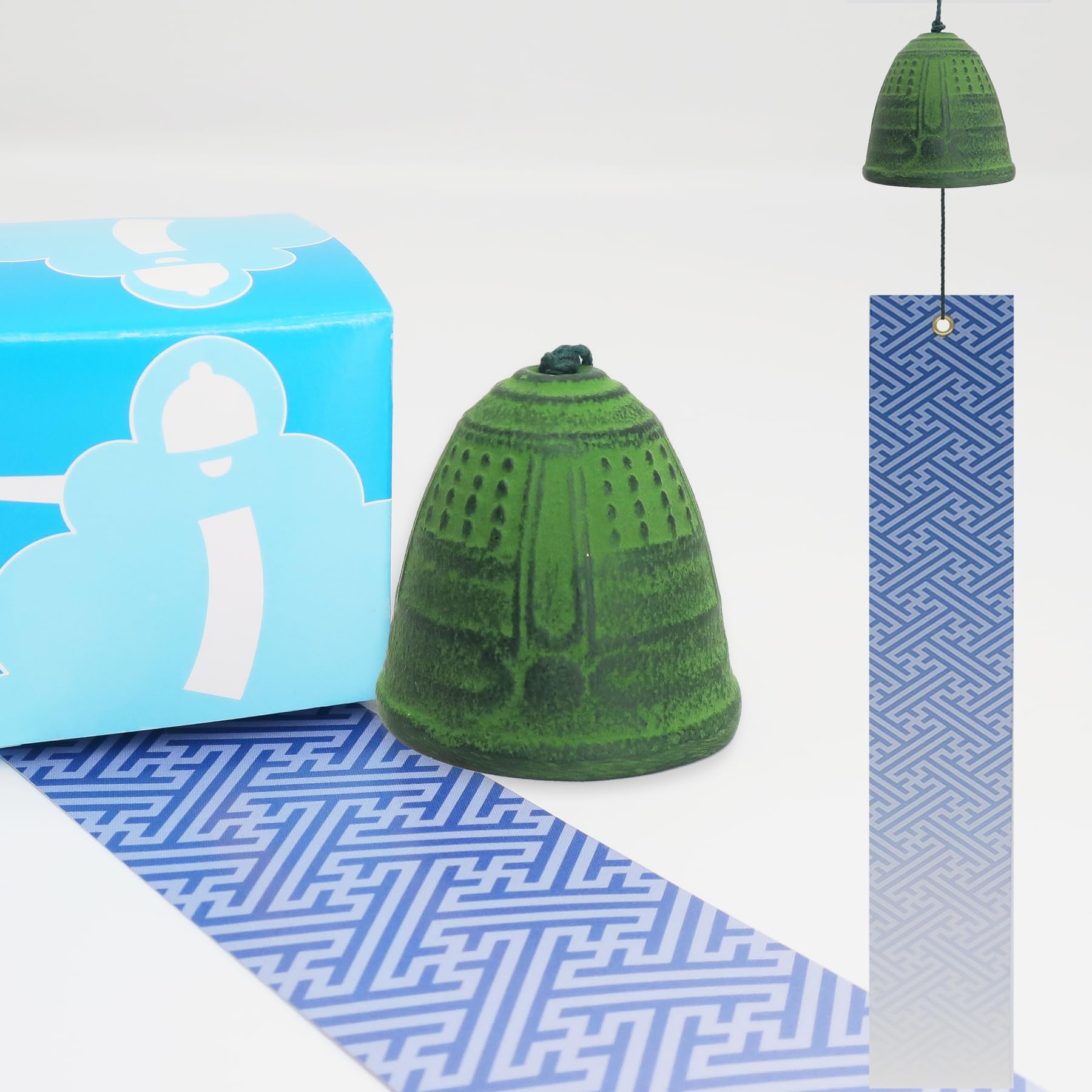 

Nanbu Ironware Wind Chime Tsurigane Hanging Bell from Iwate Prefecture, Traditional Craft, Made in Japan, Furin, Kawamotoya Tea Shop