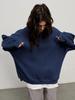 Sudadera Gruesa de Cuello Redondo Estilo Europeo y Americano para Mujer Otoño/Invierno 2025