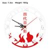 Naruto Sasuke Creative Wall Clock Anime Print Modern Minimalist Hanging Clock  Naruto Shippuden Uzumaki Itachi