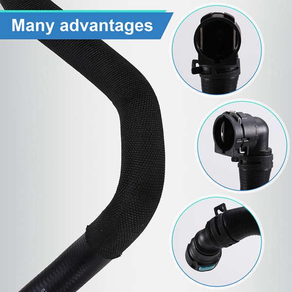 LR062107 Coolant Hose: Compatible with 2014-2019 Land Rover Range Rover Sport models. None без