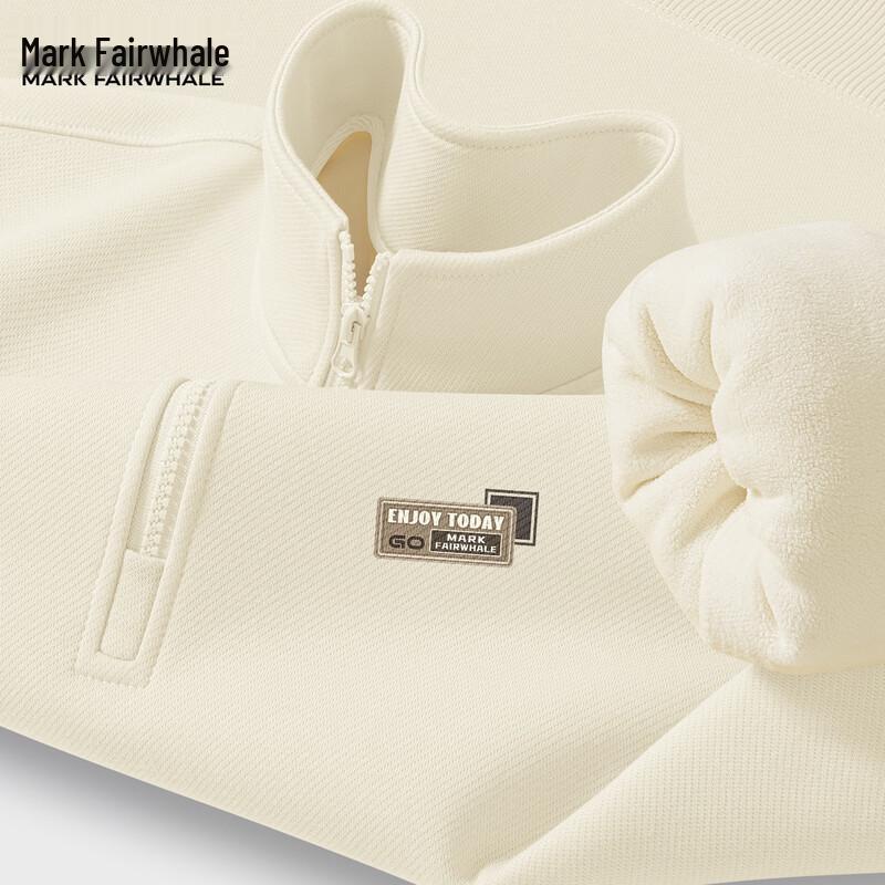 Mark Fairwhale Men's Heavyweight Fleece Stand-Collar Sweatshirt