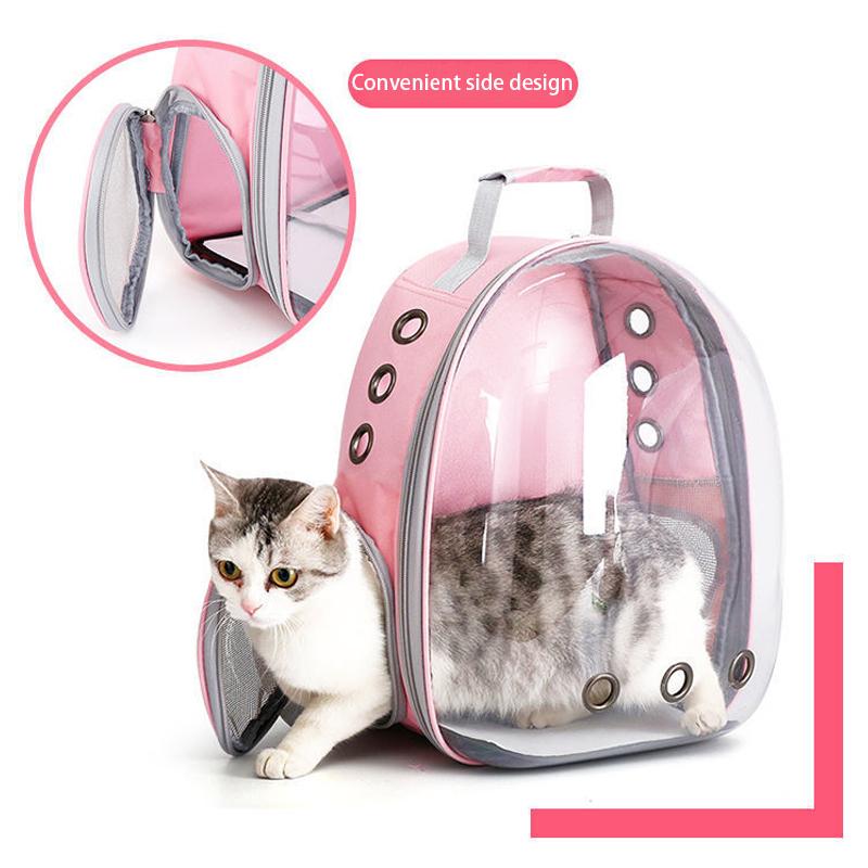 Pet Cat Carrying Bag Space Pet Backpacks Breathable Portable Transparent Backpack Puppy Dog Transport Carrier Space Capsule Bags