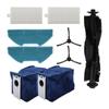 Main Brush Side Brushes and Filter Pack for bObsweep For Dustin Vacuum