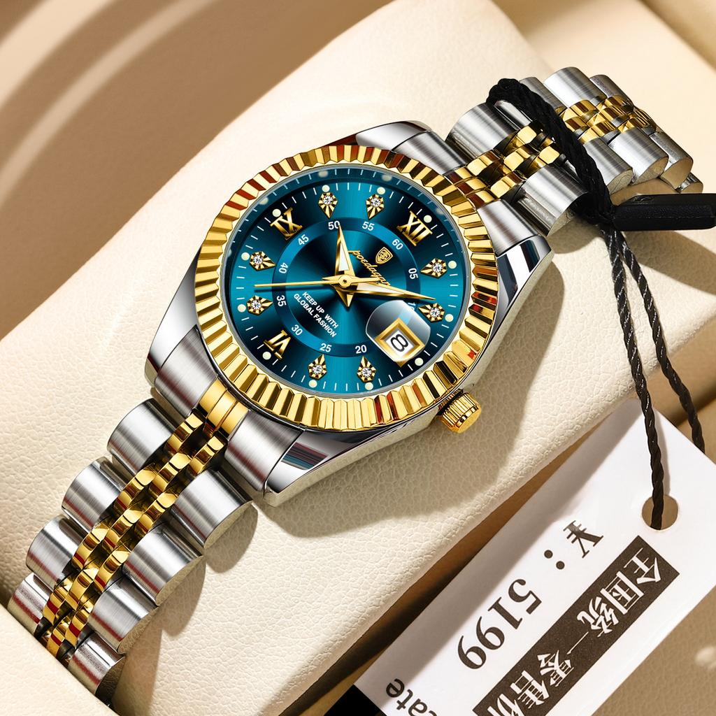 Orologio da Donna Lussuoso Luminoso al Quarzo