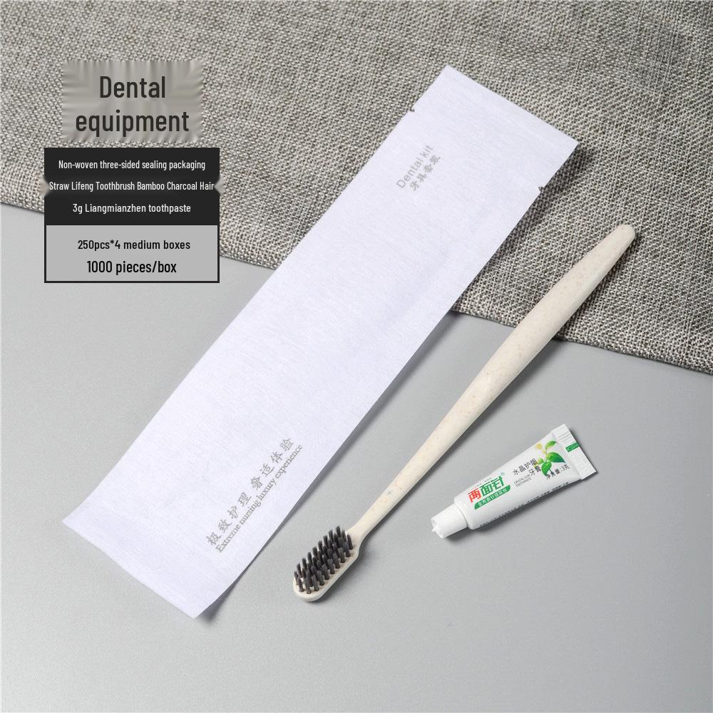 Soft Bristle Toothbrush Kit for Hotel and Guest Use - Individually Wrapped Toiletries
