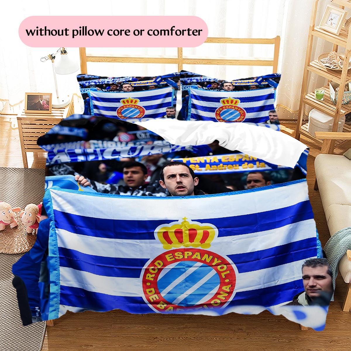 RCD Espanyol raksta gultasveļa Mājas dekorēšana