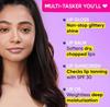 DOT & KEY Balzám na rty Vitamín C + E SPF 30 +, Lesk na rty s třpytkami bez nepořádku, Lesklé a plné hydratované rty, 12 g