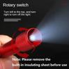 Mini Torch Keychain Pendant with Battery Portable Small Light Aluminum Alloy Led Flashlight Car Key Ring Flashlights for Kids