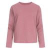 Shop   Women Basic Slip Semi Crop Daily Long Sleeve T shirT Dai Wsh 1153