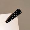 Charm spring color dot-shaped hair clips cream color triangle-patterned hair clips Girl's series hair clips sophisticated pointy bangs
