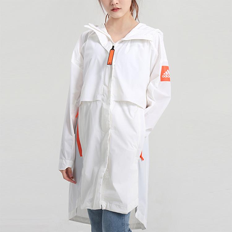 Adidas Myshelter Water-Resistant Outdoor Hooded Jacket Women Outerwear Bright-White FR9534