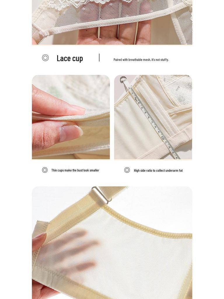 Spitzen-Vollschalen-BH in Übergröße – Formend, Anti-Hängebusen, Ultraleicht & Bequem für Damen