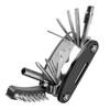 Outil Multifonction Pliant 21 en 1 pour VTT Clé Dynamométrique Mtb Tournevis Outils de Réparation Vélo