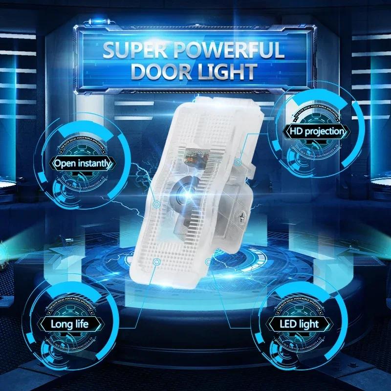 Good Quality Car Door Lights LED Car Door Courtesy Light Projector Signal Lamp Car Accessories Drop Shipping For Citroen
