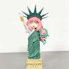 19 cm hohe Anya Cos Freiheitsstatue, handgefertigtes Modell, Schreibtisch-Ornament aus der Spy X-Familie