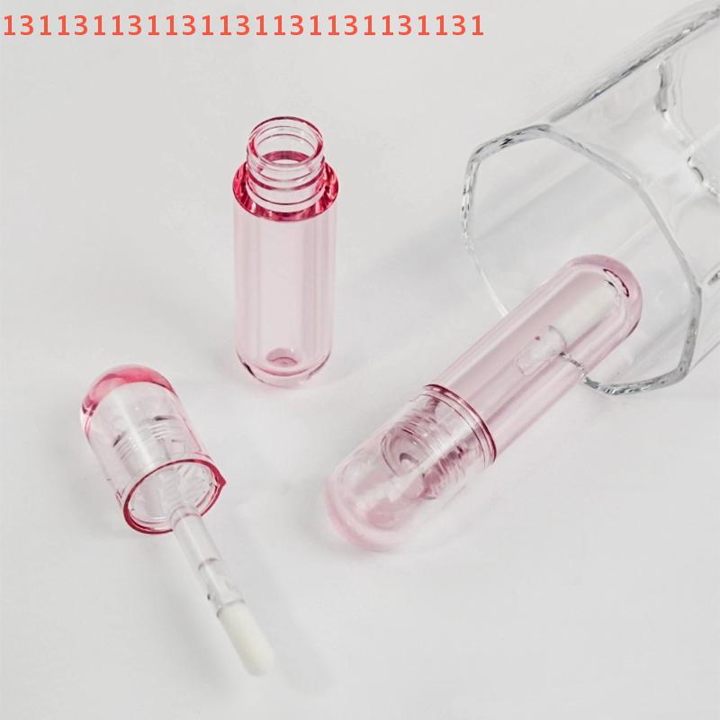 1/3pcs Mini Lipstick Sample Cosmetic Refillable Container 6ML Empty Lip Gloss Tubes Transparent Plastic Lip Balm Tube