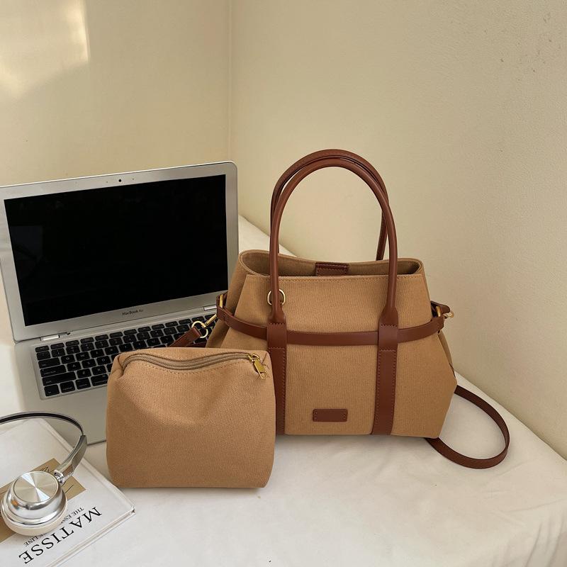 

2025 summer new high-value casual old money feng shui bucket bag large-capacity fashion commuter portable women s bag хакі