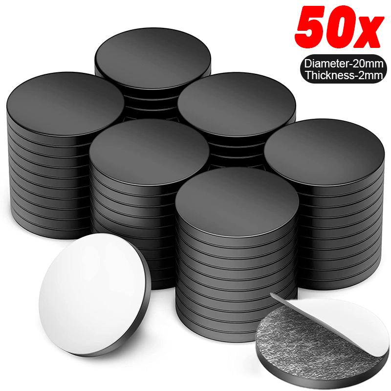 

Round Self Adhesive Magnetic Dots Soft Flexible Sticky Magnet Sheets for Home Office School Magnets Stickers Circles Wholesale