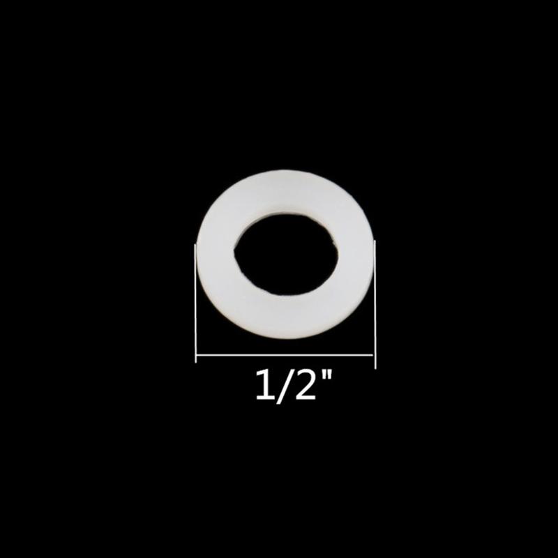 1/2" 3/4" 1" Silicone Gaskets Water Connectors Seal Rings Flat Seal Washer Gasket Hardware Fastener Accessories Anti-leak Washer
