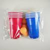 American Two-Color 16oz Party Beer Pong Cups - Disposable Plastic Table Tennis Cups