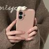 Cute 3D Cartoon Lying Cat Fish Lychee Pattern Leather Phone Case For iPhone 16 Pro 15 13 12 11 Pro Max 14 Plus Lovely Soft Cover
