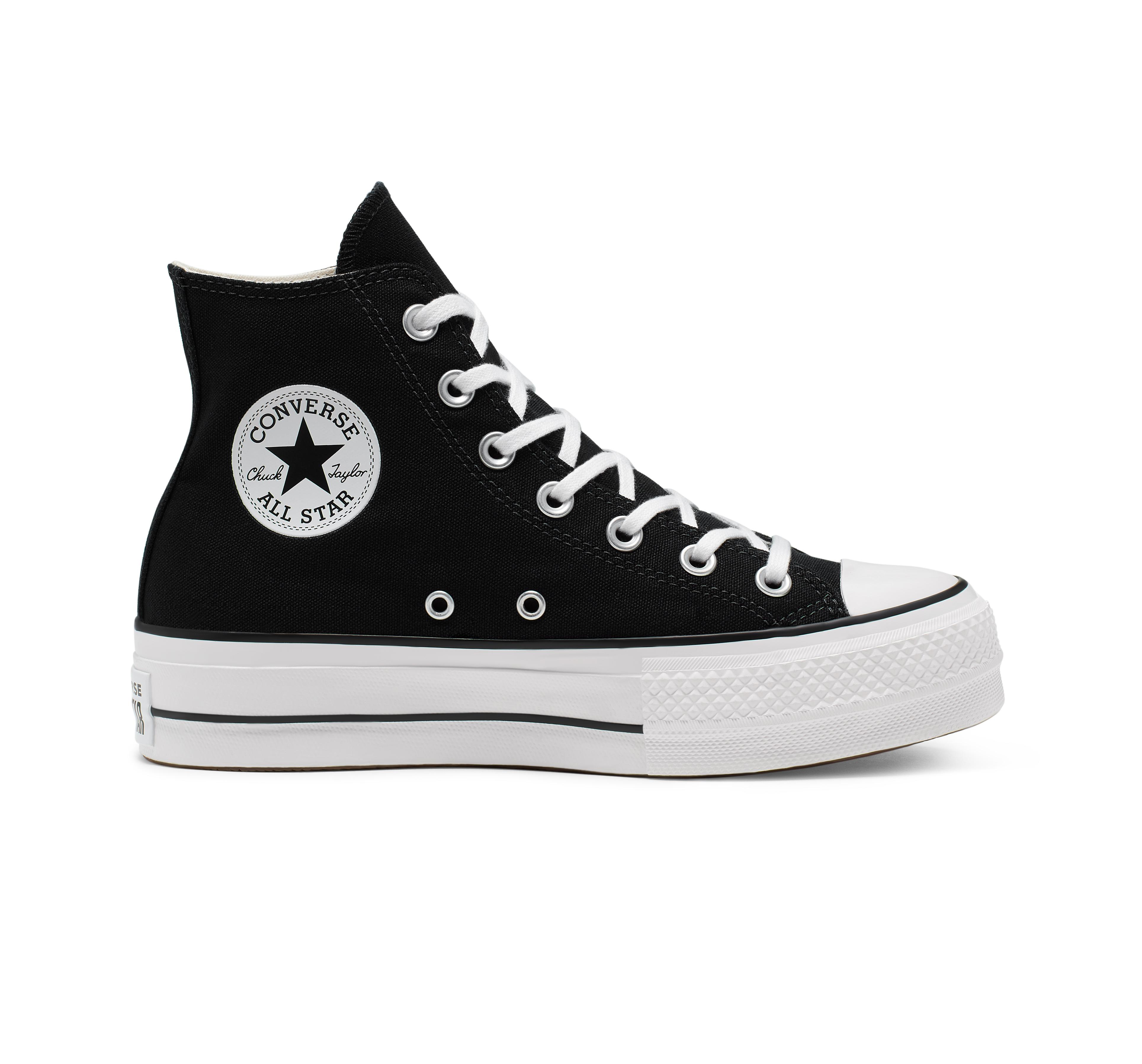 

Converse Chuck Taylor All Star Platform Hi черные 36 чёрный
