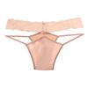 Damen Sexy Dessous G-String Höschen Femal Solid Lace Taille Unterwäsche Low-Waist Bow Underpant Comfort Intim
