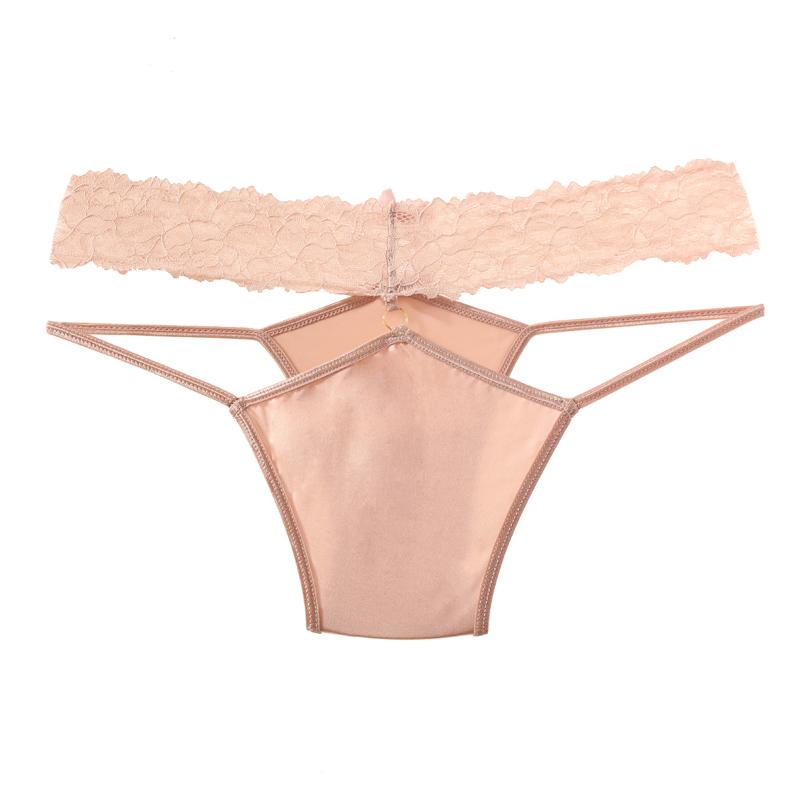 Damen Sexy Dessous G-String Höschen Femal Solid Lace Taille Unterwäsche Low-Waist Bow Underpant Comfort Intim