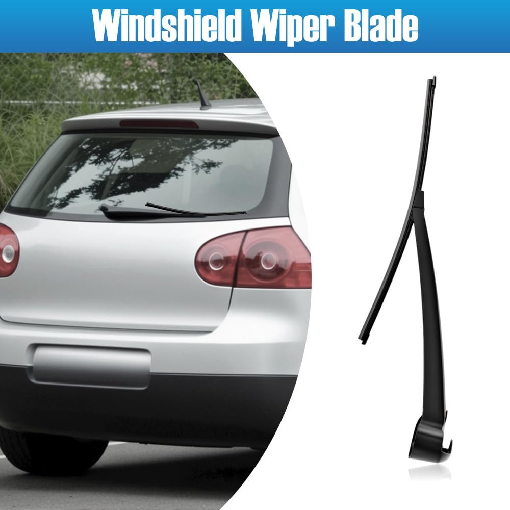 Rear Winshield Wiper Blade Arm Compatible with VW GTI Rabbit Golf 2006 R32 2008 Routan 2011, Compatible with Passat B6 Wagon 2006-2010, 6Q6955707C