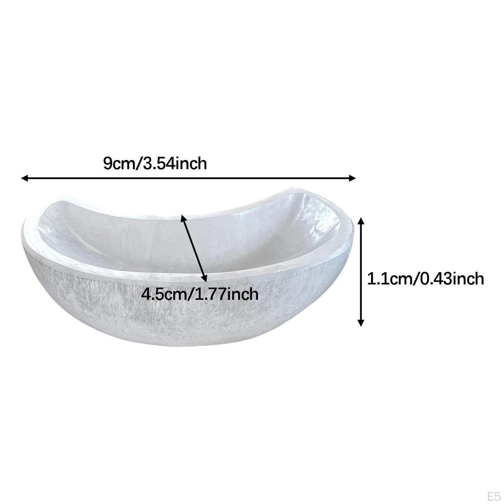 Selenite Crystal Bowl Charging Home Decor Creative Crafts Ornament Housewarming Gift Soothing