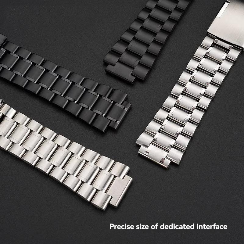 For TimeX Tide Series Stainless Steel Watch Strap T2N721 T2N720 TW2R55500 T2N739 Men's Lug End Metal Bracelet 24x16mm with Tools