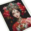 Pintura Diamante Antiga Beleza Chinesa Faça Você Mesmo Quadrado Completo Redondo Broca Strass Bordado Linda Mulher Mosaico Ponto Cruz Kits FG1915