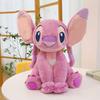 Sakura Pink Stitch Plush Toy with Flowers - Valentine's Day Gift for Girls