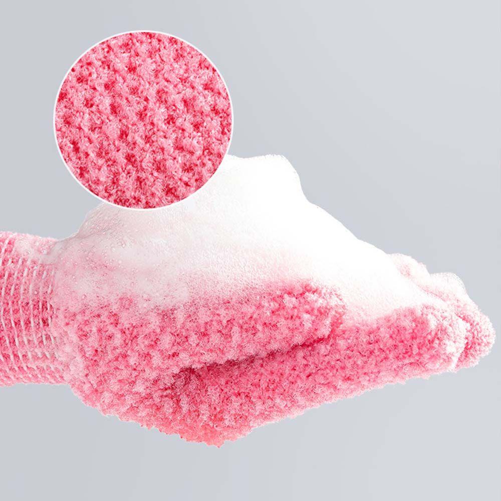Body Brush SPA Foam Shower Gloves Body Massage Sponge Five-Finger Bath Gloves Scrub Gloves