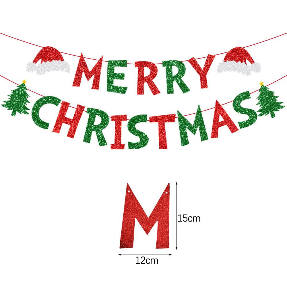 Christmas Door Hanging Pendant Xmas Paper Banner Drop Ornaments Santa Claus Snowman Xmas Cars Merry Christmas Decorations 2023