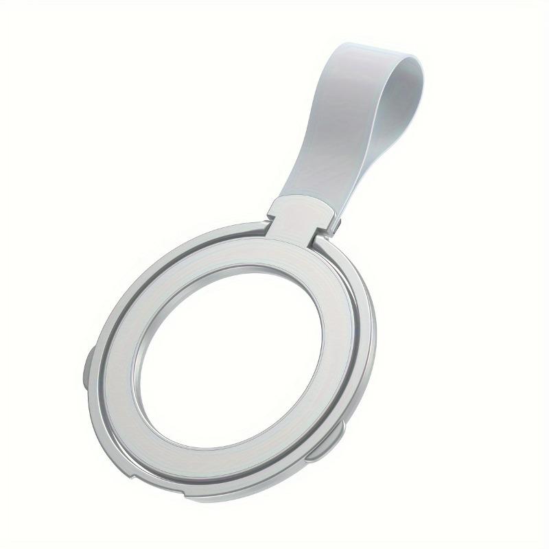 Metal Magnetic Silicone Suction Rotating 360°Folding Ring Phone Holder Alloy Portable Universal Desktop Creative Ring Holder