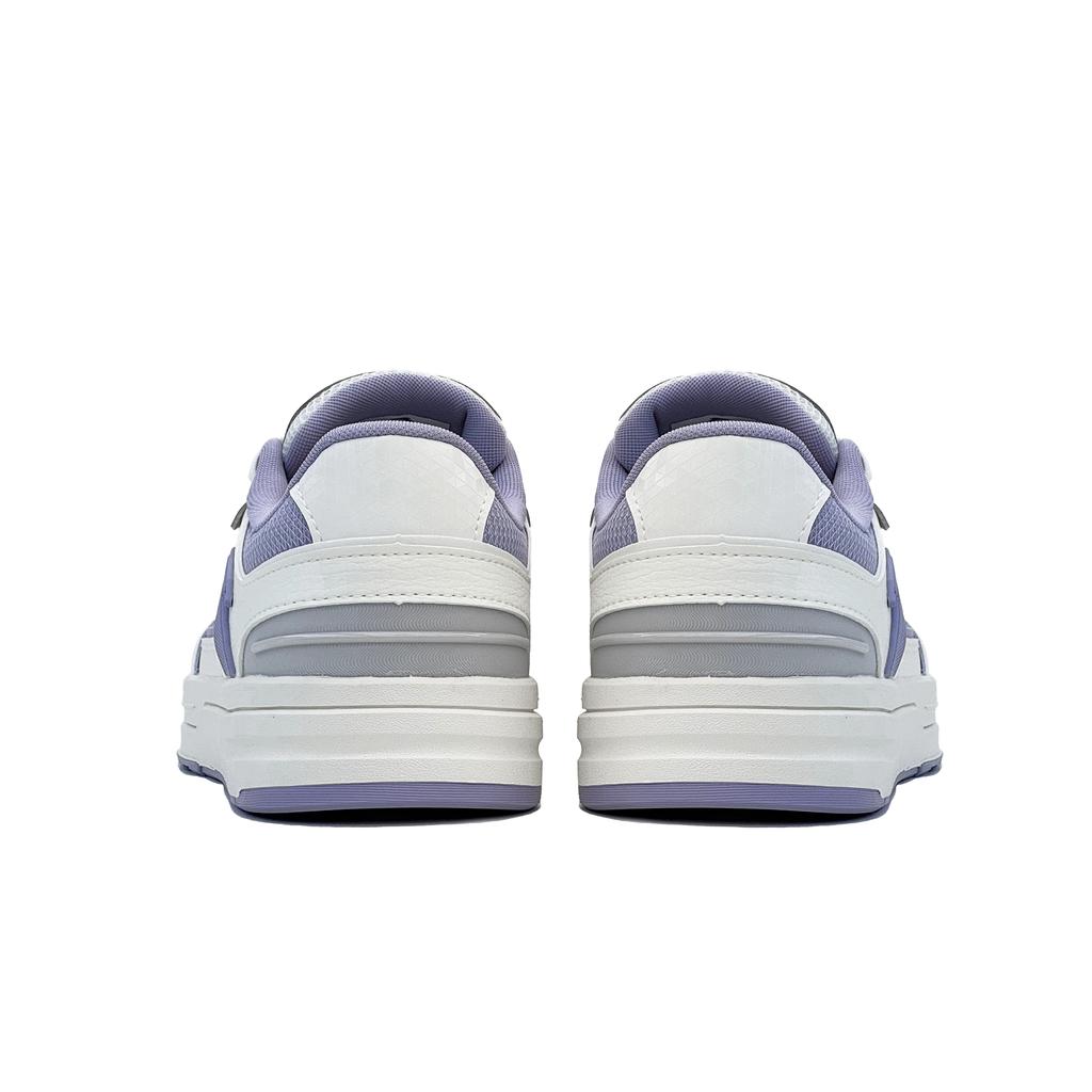 Sneakers ANTA Street Lite Skate Shoes Women's Low-top Ivory White/Cumulus Gray/Poplar Catkin Purple