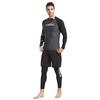 Mens UV Protection Rash Guard Long Sleeve Swim Shirt Quick Dry Surfing Diving Wetsuit Water Sports