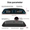 Auto Speedometer Digital Alarm Reminder Meter Head Up Display G3 GPS HUD For All Car 12V Electronics Accessories RPM Water Temp